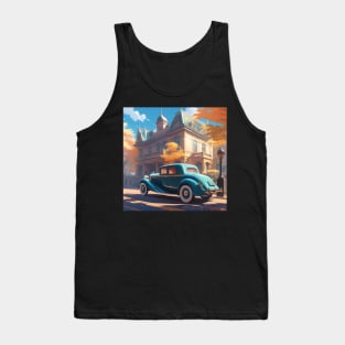 Vintage Victorian car Tank Top